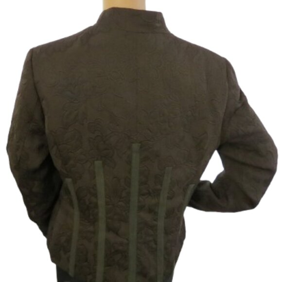 Mario Serrani Military Inspired Brocade Jacket - Picture 7 of 9